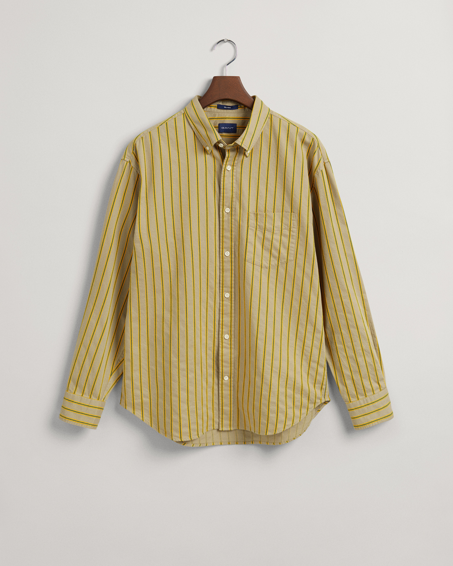 Relaxed Fit Dobby Stripe Shirt