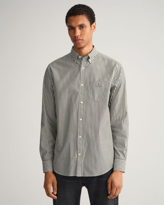 Regular Fit Stripe Broadcloth Shirt